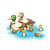 Mallard Duck Family Color PDF