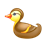 Brown Duckling 1 Color PNG