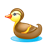 Brown Duckling 2 Color PNG