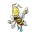 Singing Bee Color PNG