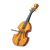 Bass with Bow Color PNG