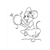 Mouse Playing Tambourine Line PDF
