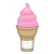 Soft-Serve Strawberry Cone Color PDF