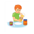 Boy Making Sandwich Color PDF