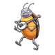 Bug Playing a Banjo 