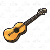 Tan Guitar