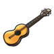 Tan Guitar 
