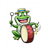 Bullfrog Playing a Drum Color PDF