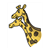 Two Giraffes Color PDF