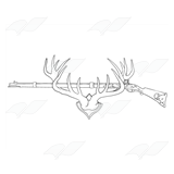 Rifle on an Elk Rack