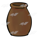 Brown Clay Jar
