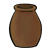 Brown Clay Jar Color PNG