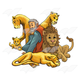 Daniel with Lions