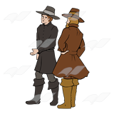 Two Pilgrim Men