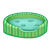 Green Pet Bed Color PNG