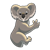 Adult Koala Color PNG