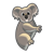 Baby Koala Color PNG