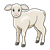 Woolly Lamb Color PNG