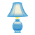 Blue Lamp Color PNG