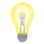 Yellow Light Bulb Color PNG