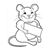 Chubby Brown Mouse Line PDF