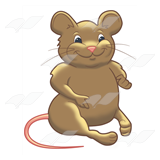 Chubby Brown Mouse