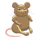 Chubby Brown Mouse 