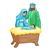 Nativity Scene Color PDF