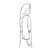 Lad Giving to Jesus Line PNG
