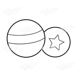 Striped Ball and Star Ball