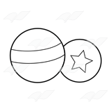Striped Ball and Star Ball