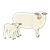 Woolly Sheep Color PNG