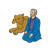 Daniel with Lioness Color PNG