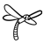 Dragonfly Line PNG