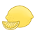 Lemon and wedge Color PNG