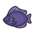 Purple Fish Color PNG