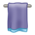 Purple and Blue Towel Color PNG