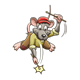 Rat with Drumsticks 