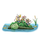 Annoyed Turtle with a Band on his back