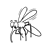 Mosquito 2 Line PNG