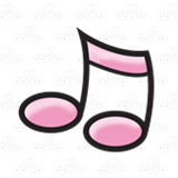Pink Eighth Notes
