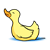 Duck Stretching Neck Color PNG