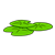 Lily Pad Cluster Color PNG