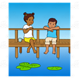 Boy and Girl on the Pier