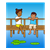 Boy and Girl on the Pier Color PNG