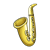 Saxophone Color PNG