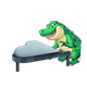 Crocodile Playing Piano 