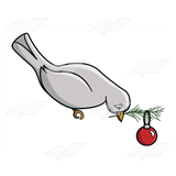  Gray Christmas Bird