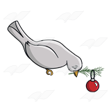  Gray Christmas Bird