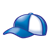 Blue and White Cap Color PNG